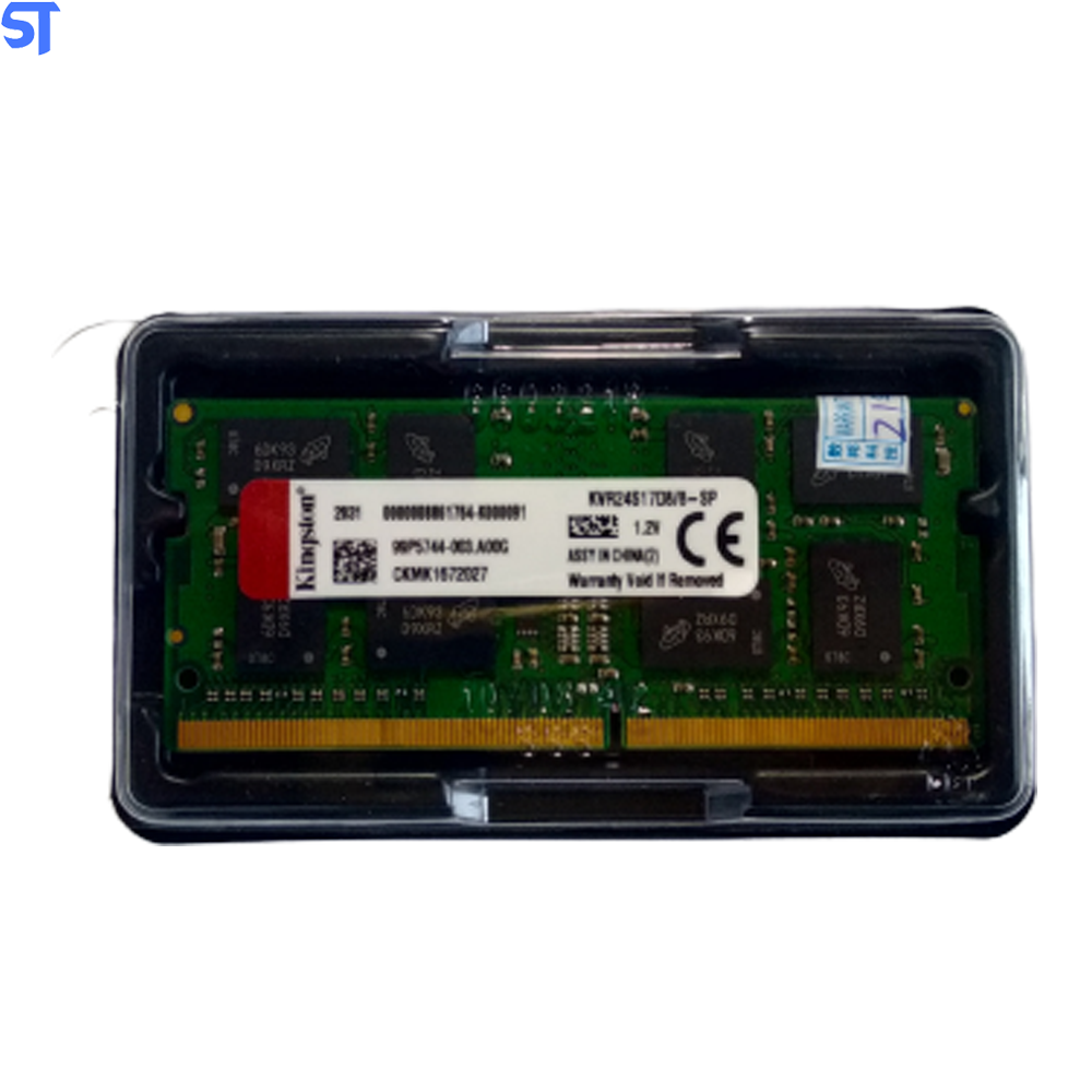 Memória Ram Notebook 8GB Kingston KVR24S17D8/8-SP 2400Mhz DDR4 - Verde